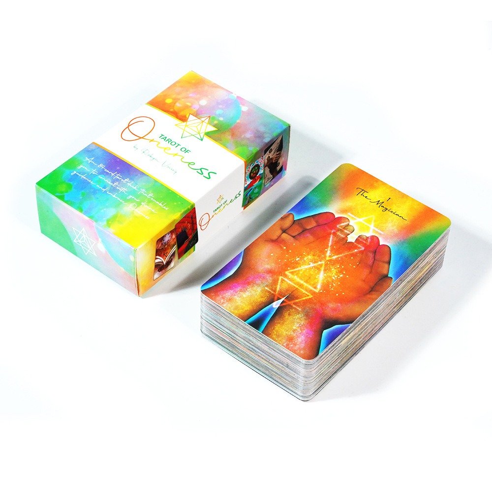 Tarot Cards Deck With Guidebook - Tarot of Oneness 10.3*6 Cm 78