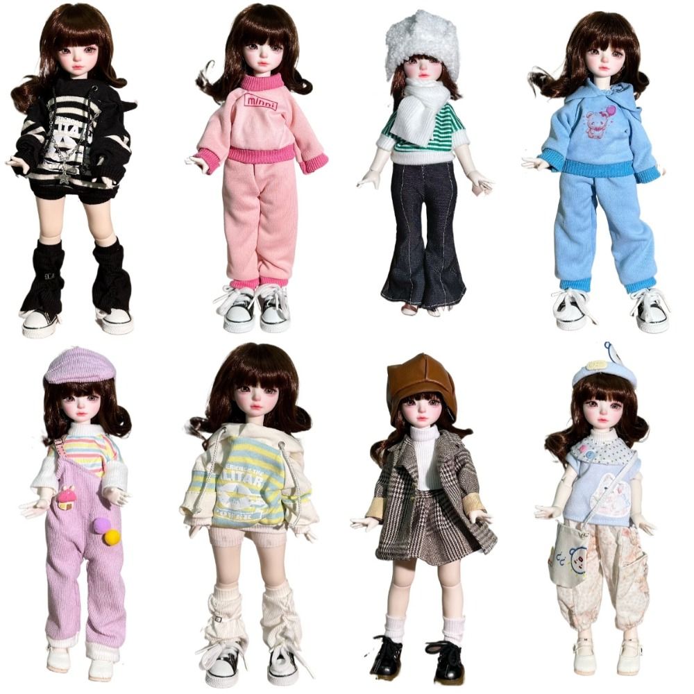 Bjd Doll 1 6 Full Set With Clothes - 1/6 BJD Doll Dress Doll Fashion