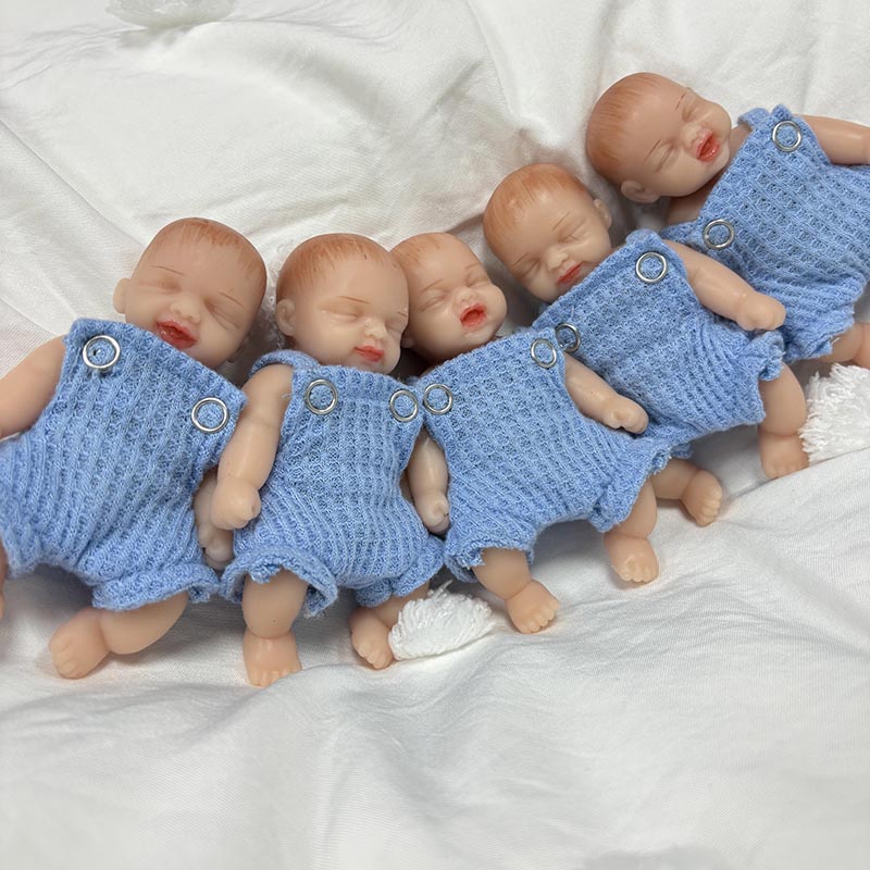 Reborn Baby Doll Silicone Realistic - 5pcs/set 4inches Handmade High Quantity Realistic