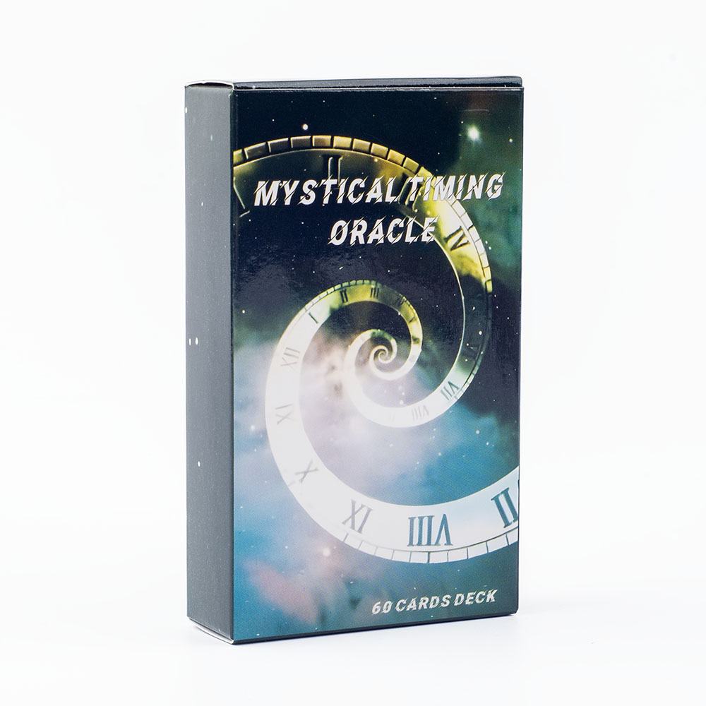 Tarot Cards Deck With Guidebook - Mystical Timing Oracle 60Cards 10.3*6Cm Time