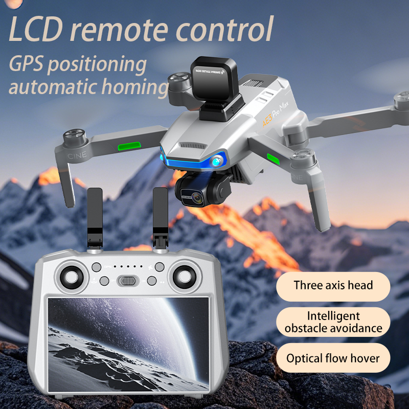 Fpv Brushless Rc Drone 4K - AE3 PRO Max NEW LCD SC