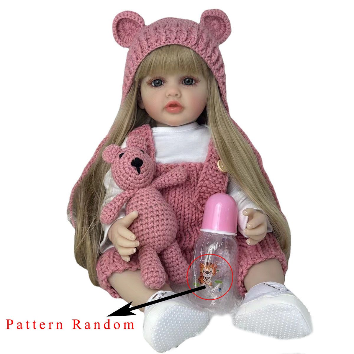 Reborn Baby Doll Silicone Realistic - BZDOLL 55cm 22inch Lifelike Reborn Baby