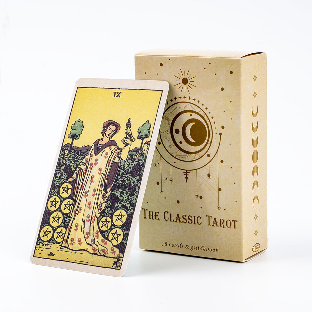 Tarot Cards Deck With Guidebook - The Classic Tarot Board Game For