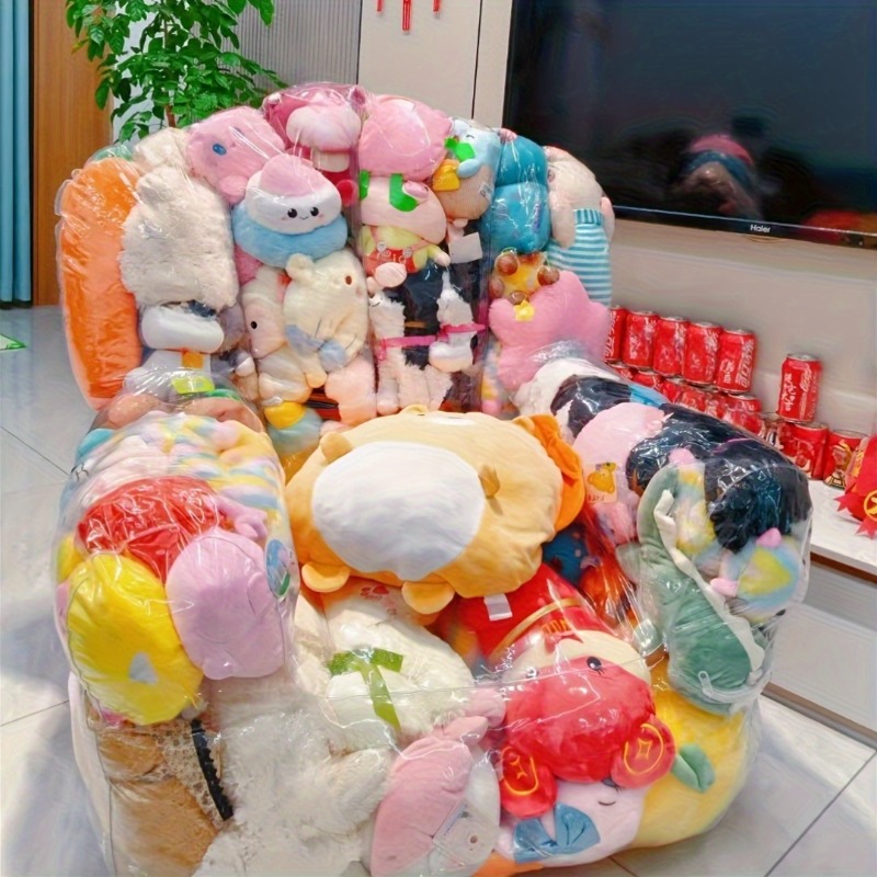 Dolls - Large Capacity Transparent PVC Sofa Toy