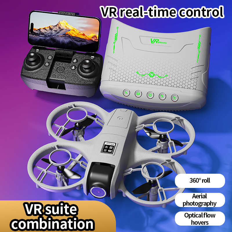 Fpv Brushless Rc Drone 4K - X228 VR FPV Drone HD Dual