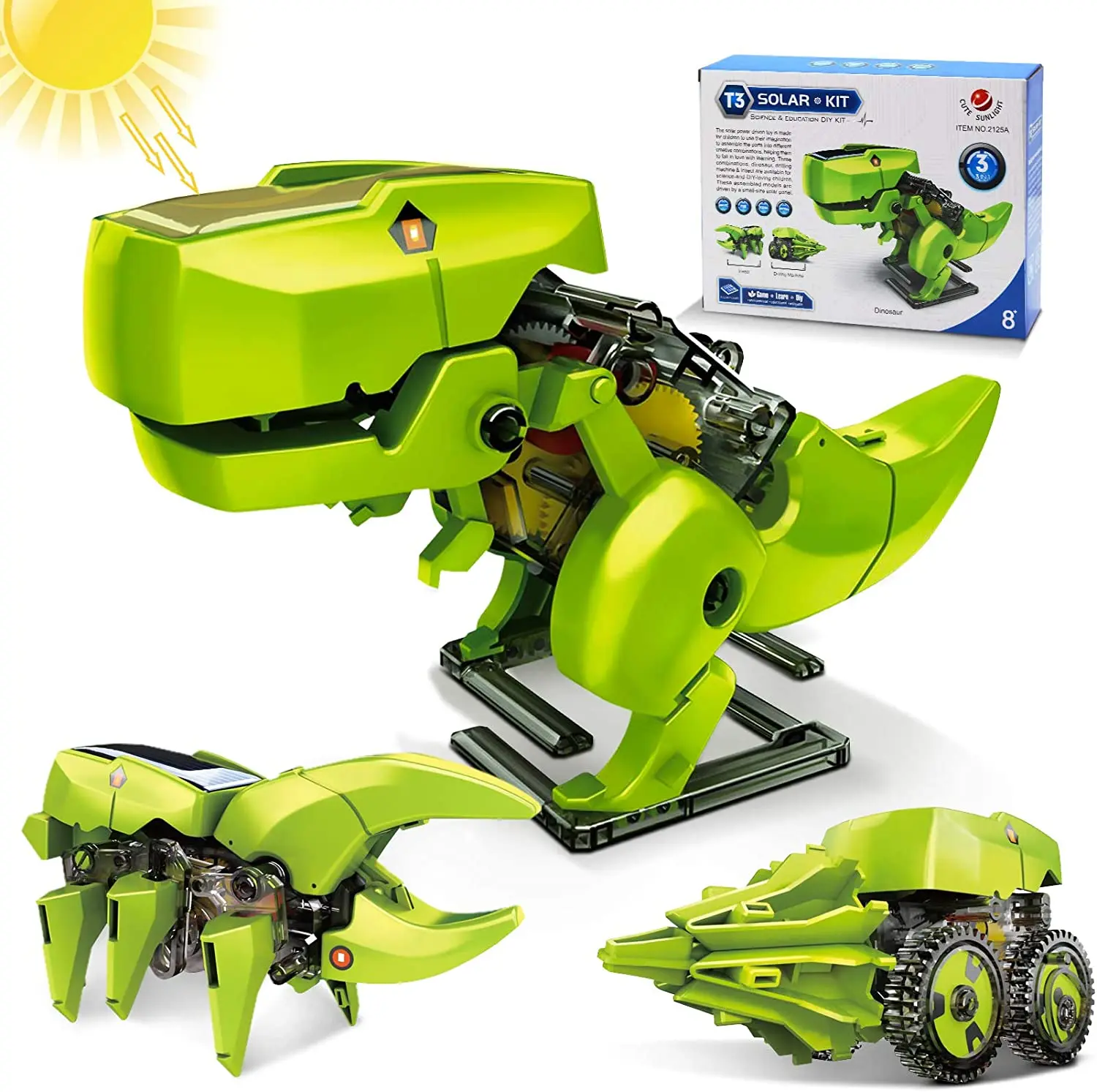 Stem Solar Robot Kit For Kids - Solar Robot Kits Educational Toys STEM
