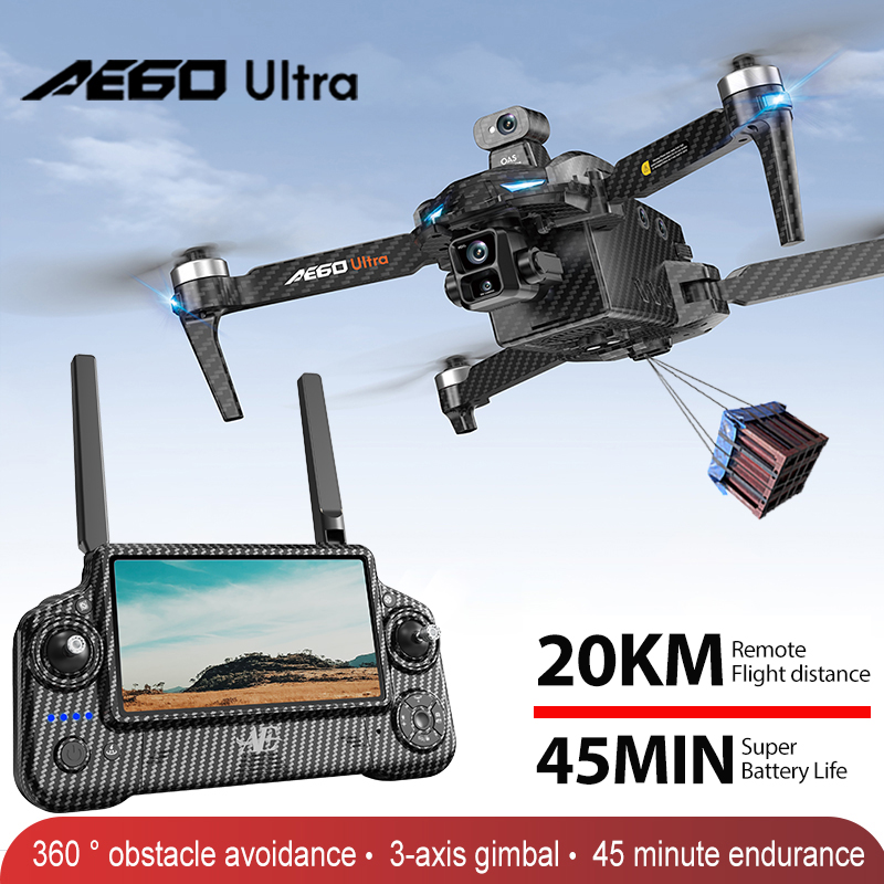 Fpv Brushless Rc Drone 4K - AE60 GPS Drone Professional 8K Camera