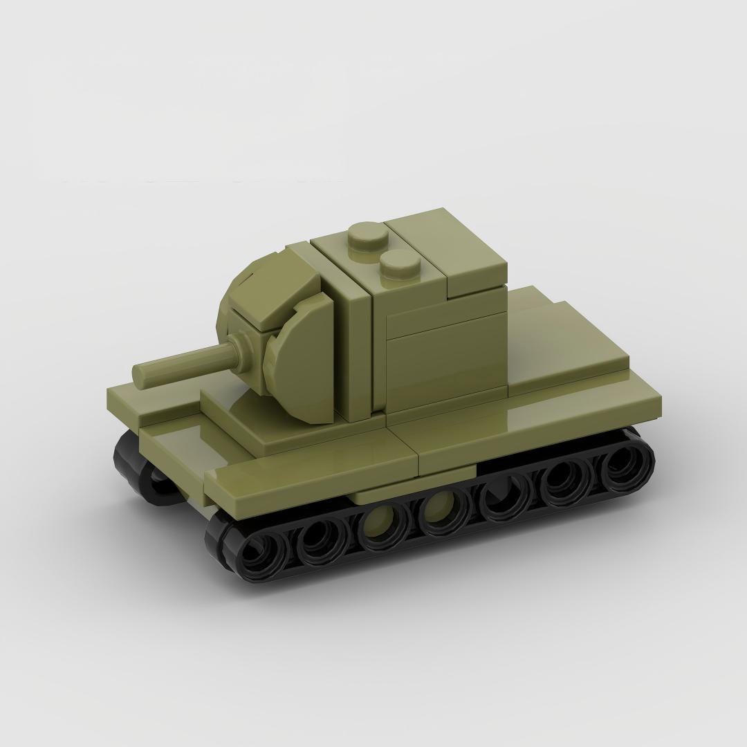 Lego Compatible Military Tank - Desktop Military Vehicle Decor, Mini Heavy