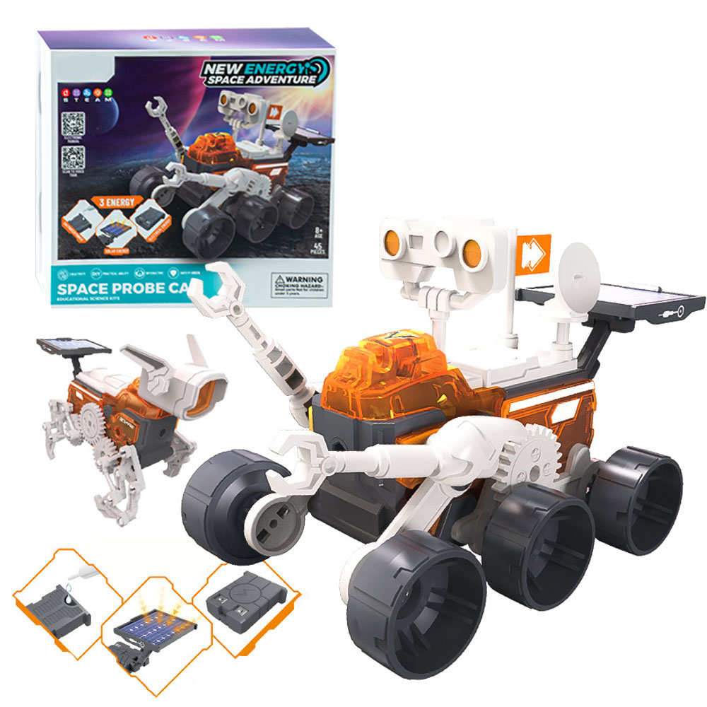 Stem Solar Robot Kit For Kids - Solar-Powered STEM Robotic Dog Kit Exploration