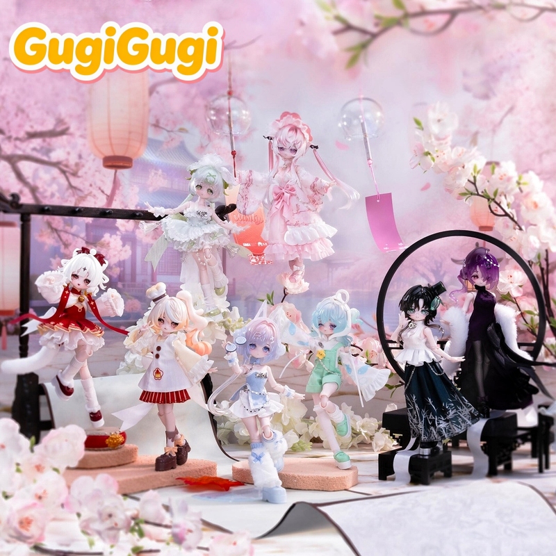 Anime Action Figure Blind Box - Genuine Minty Little Lucky Spirits Series