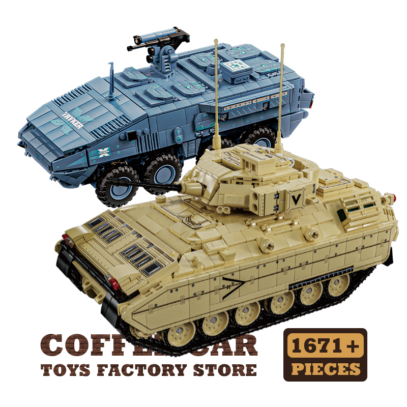 Lego Compatible Military Tank - Main Tank T-14 Building Blocks Soldier