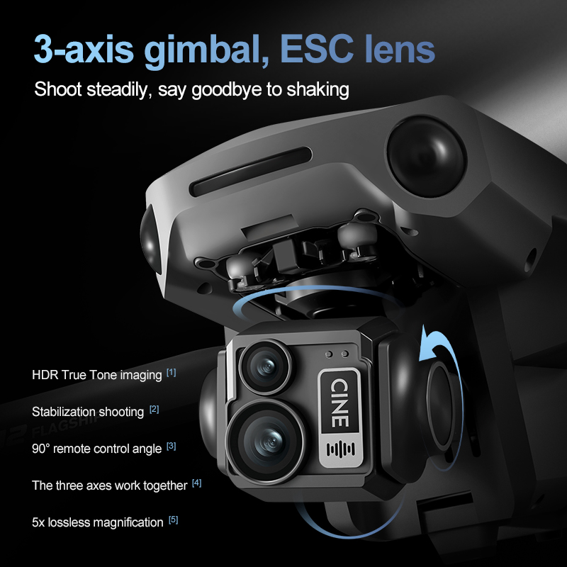 8K 3 Axis Gimbal Brushless 7.2 - đánh giá và giá Fpv Brushless Rc Drone 4K