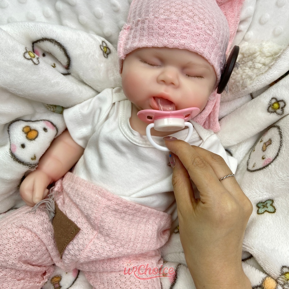 Chubby 47cm Open Mouth Silicon - đánh giá và giá Reborn Baby Doll Silicone Realistic