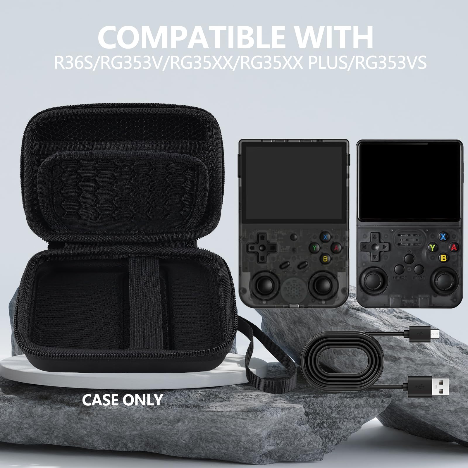 Portable Storage Case Bag for  - đánh giá và giá Retro Handheld Game Console R36S