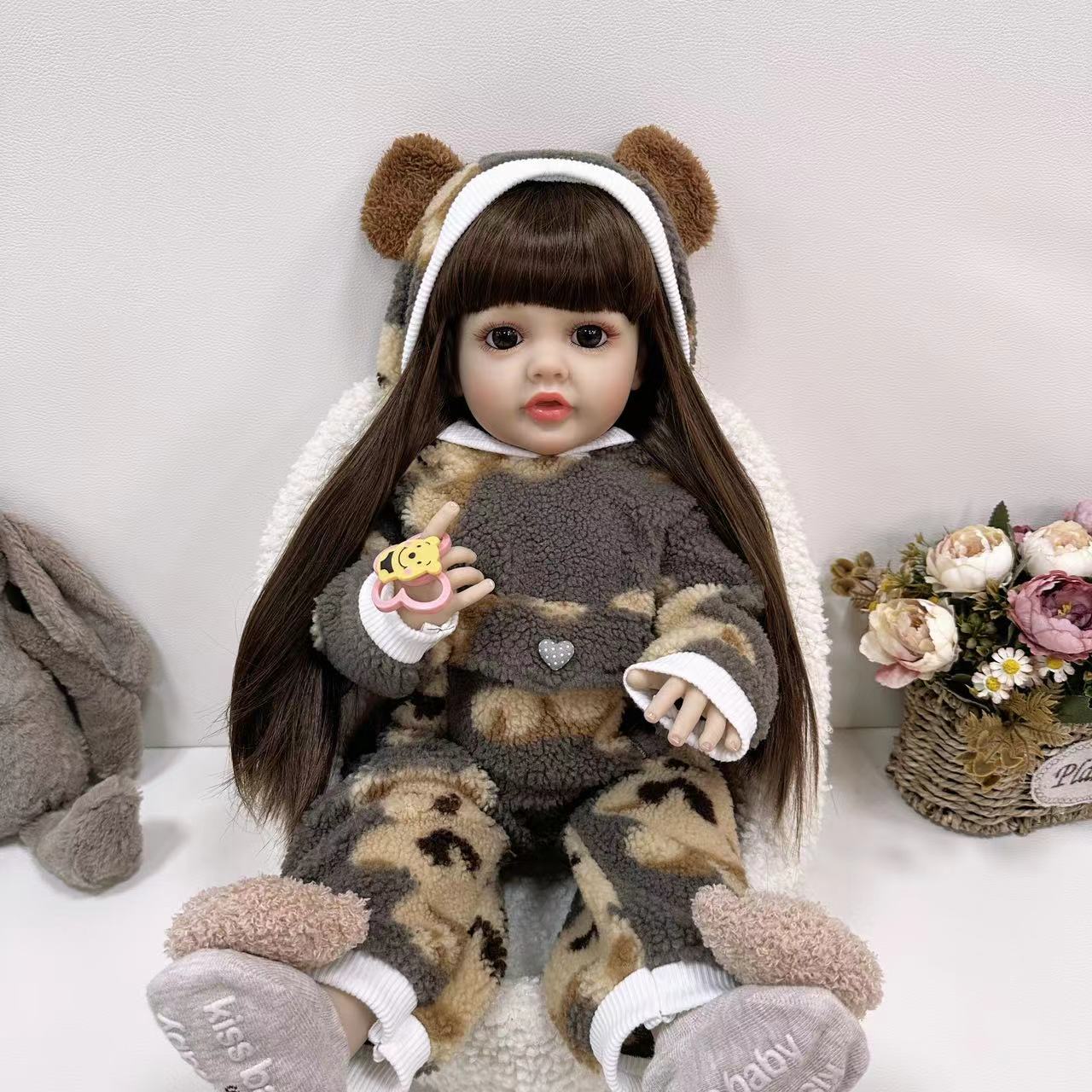 Cokela 55cm Realistic Silicone - đánh giá và giá Reborn Baby Doll Silicone Realistic