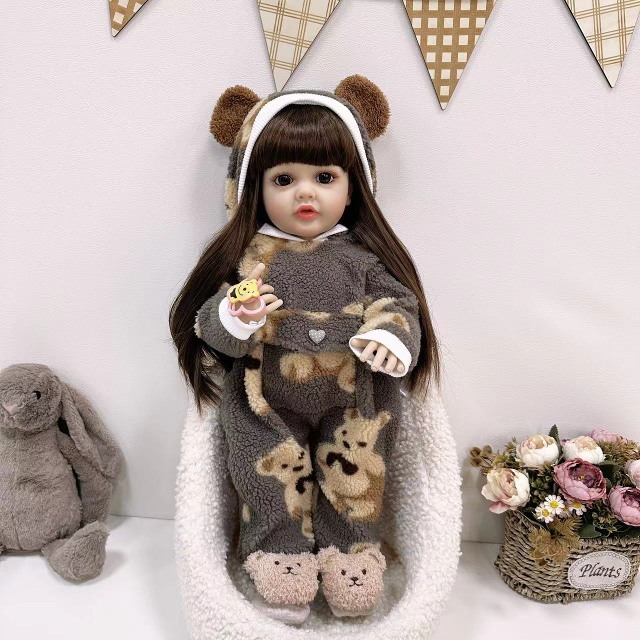 Cokela 55cm Realistic Silicone - đánh giá và giá Reborn Baby Doll Silicone Realistic