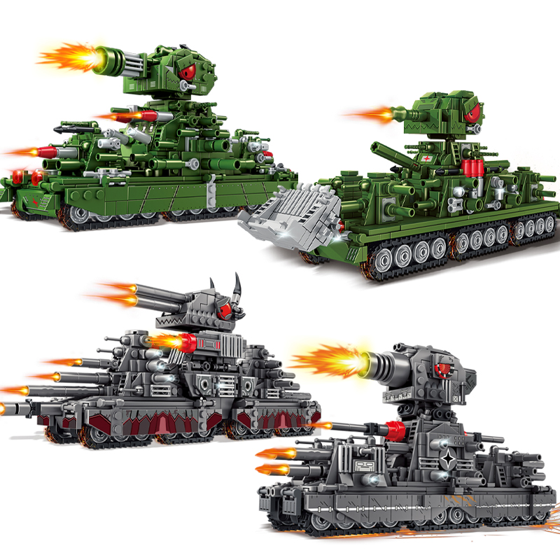 Tank World Cartoon Model Muild - đánh giá và giá Lego Compatible Military Tank
