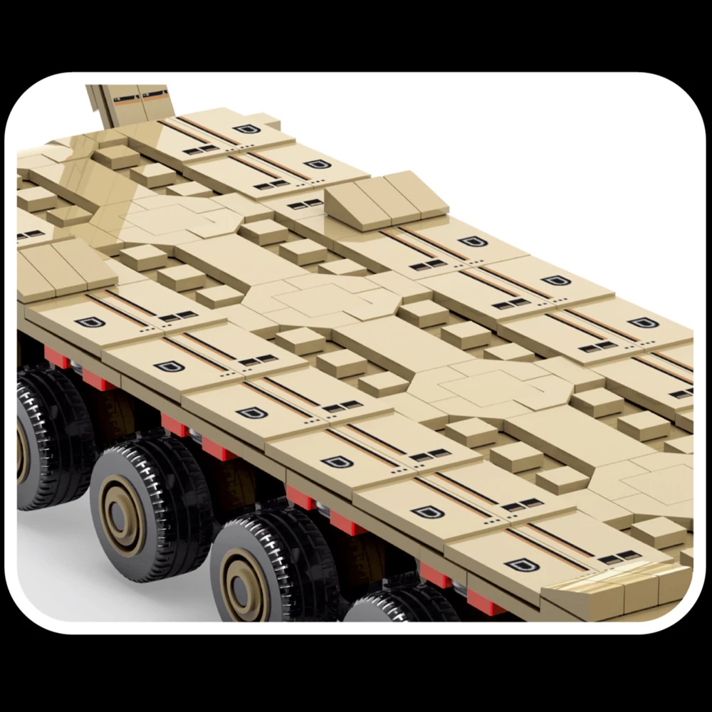 Military WW2 M1070 Armored Veh - đánh giá và giá Lego Compatible Military Tank