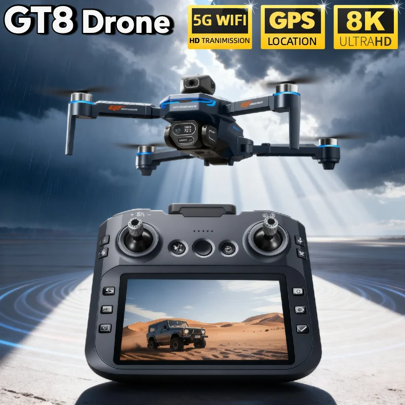 HOT For LSRC GT8 Drone 4K Prof - đánh giá và giá Fpv Brushless Rc Drone 4K