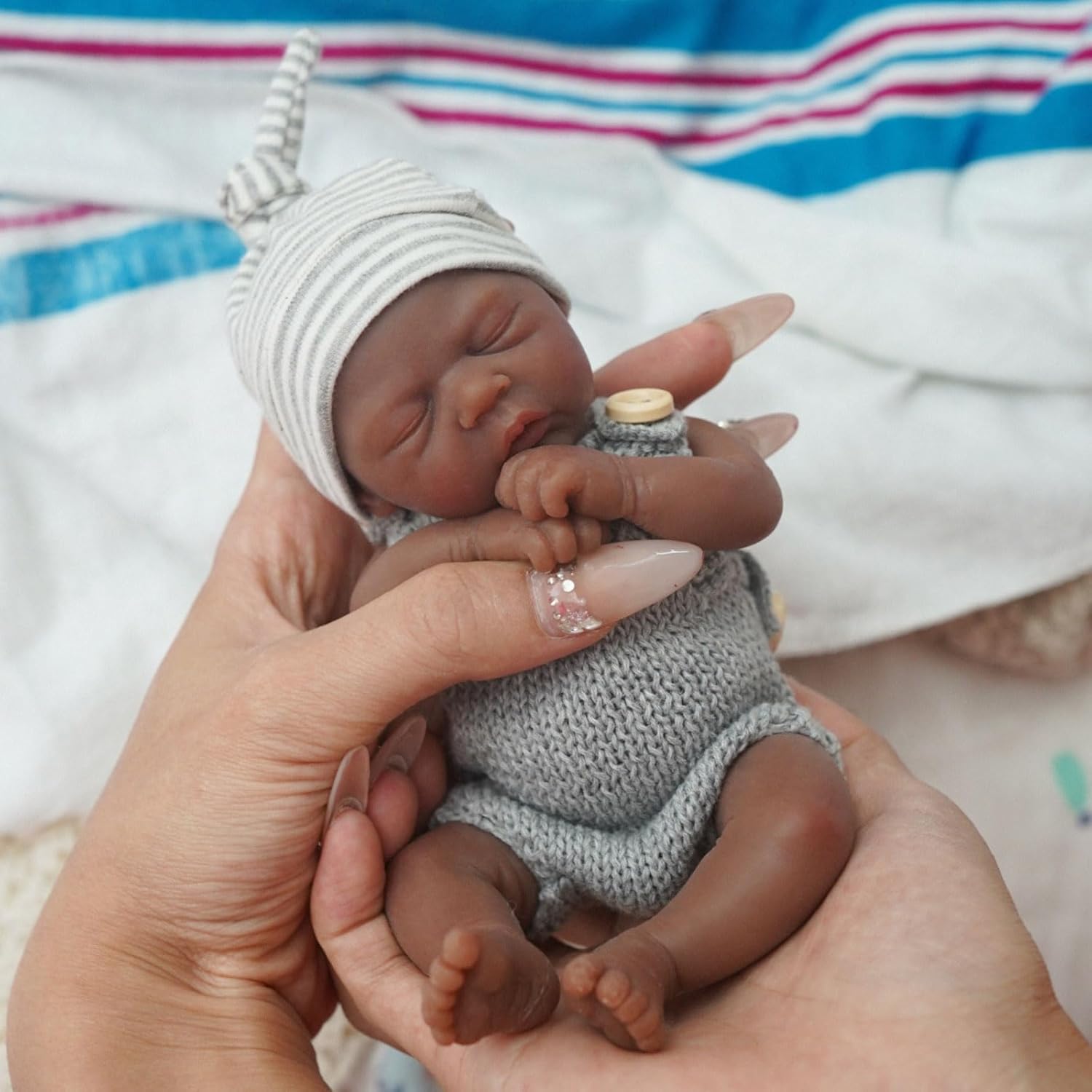 Reborn Baby Dolls 7 Inch Full  - đánh giá và giá Reborn Baby Doll Silicone Realistic