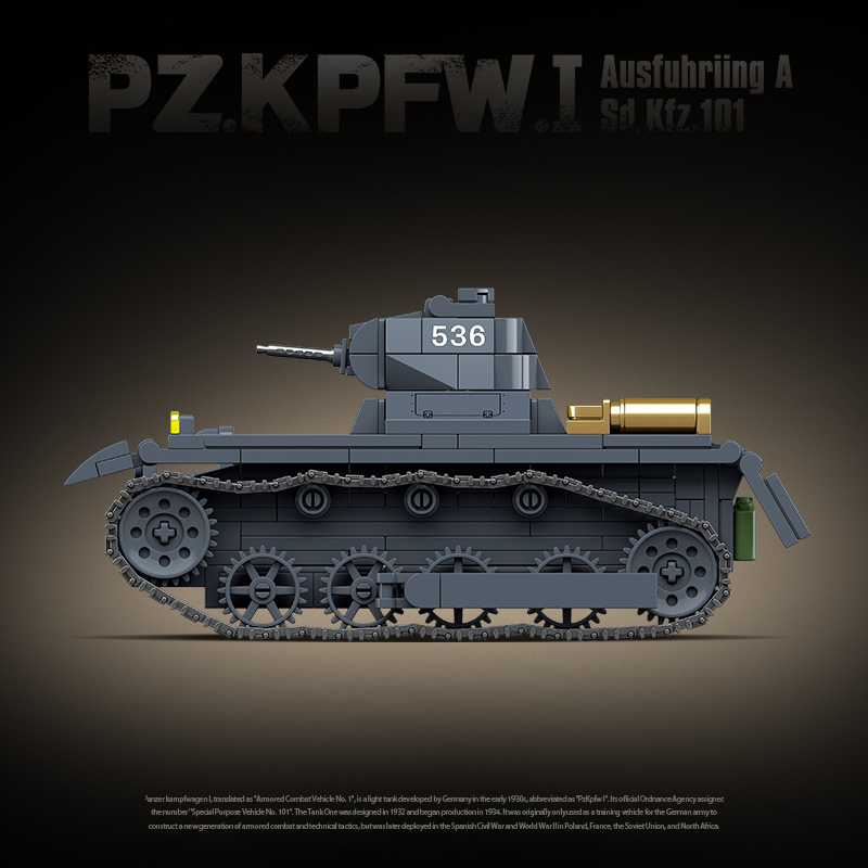 New WW2 Military Weapons Tank  - đánh giá và giá Lego Compatible Military Tank