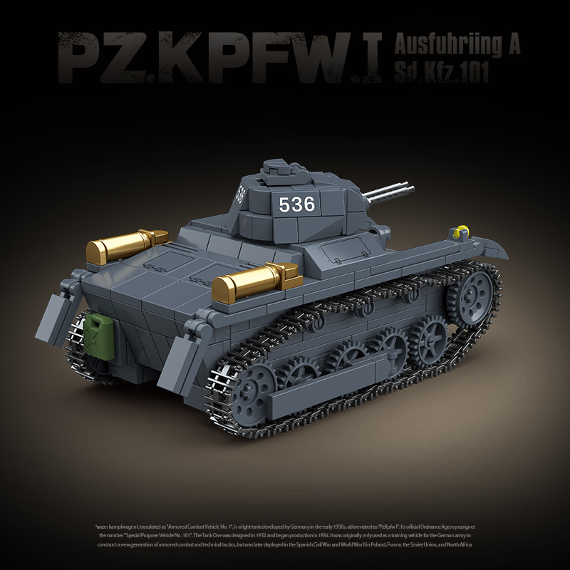 New WW2 Military Weapons Tank  - đánh giá và giá Lego Compatible Military Tank