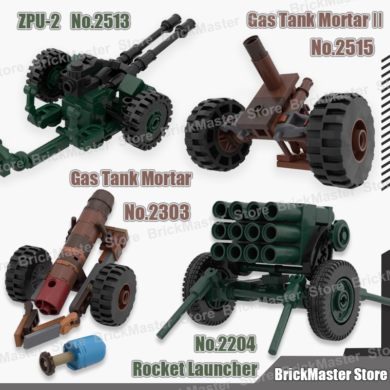 MOC Military War Scene Gas Tan - đánh giá và giá Lego Compatible Military Tank
