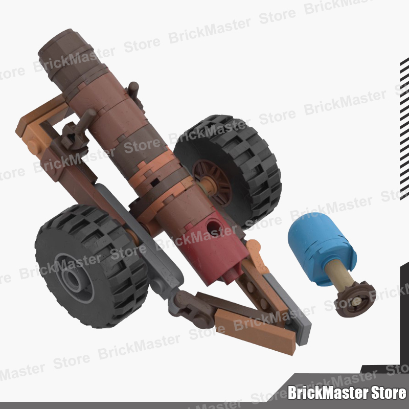 MOC Military War Scene Gas Tan - đánh giá và giá Lego Compatible Military Tank