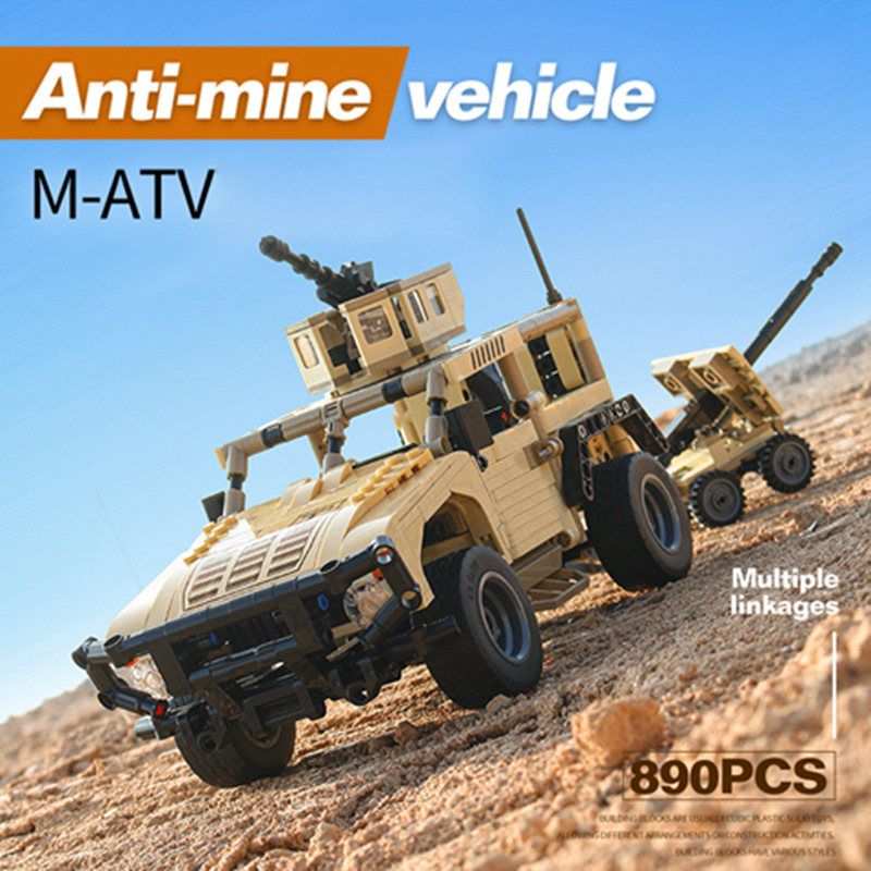 MOC Military Hummer Building B - đánh giá và giá Lego Compatible Military Tank