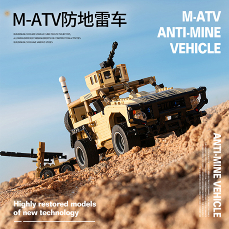 MOC Military Hummer Building B - đánh giá và giá Lego Compatible Military Tank