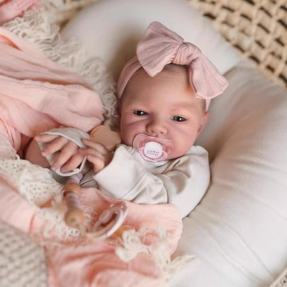 48CM Reborn Silicone Dolls Aug - đánh giá và giá Reborn Baby Doll Silicone Realistic
