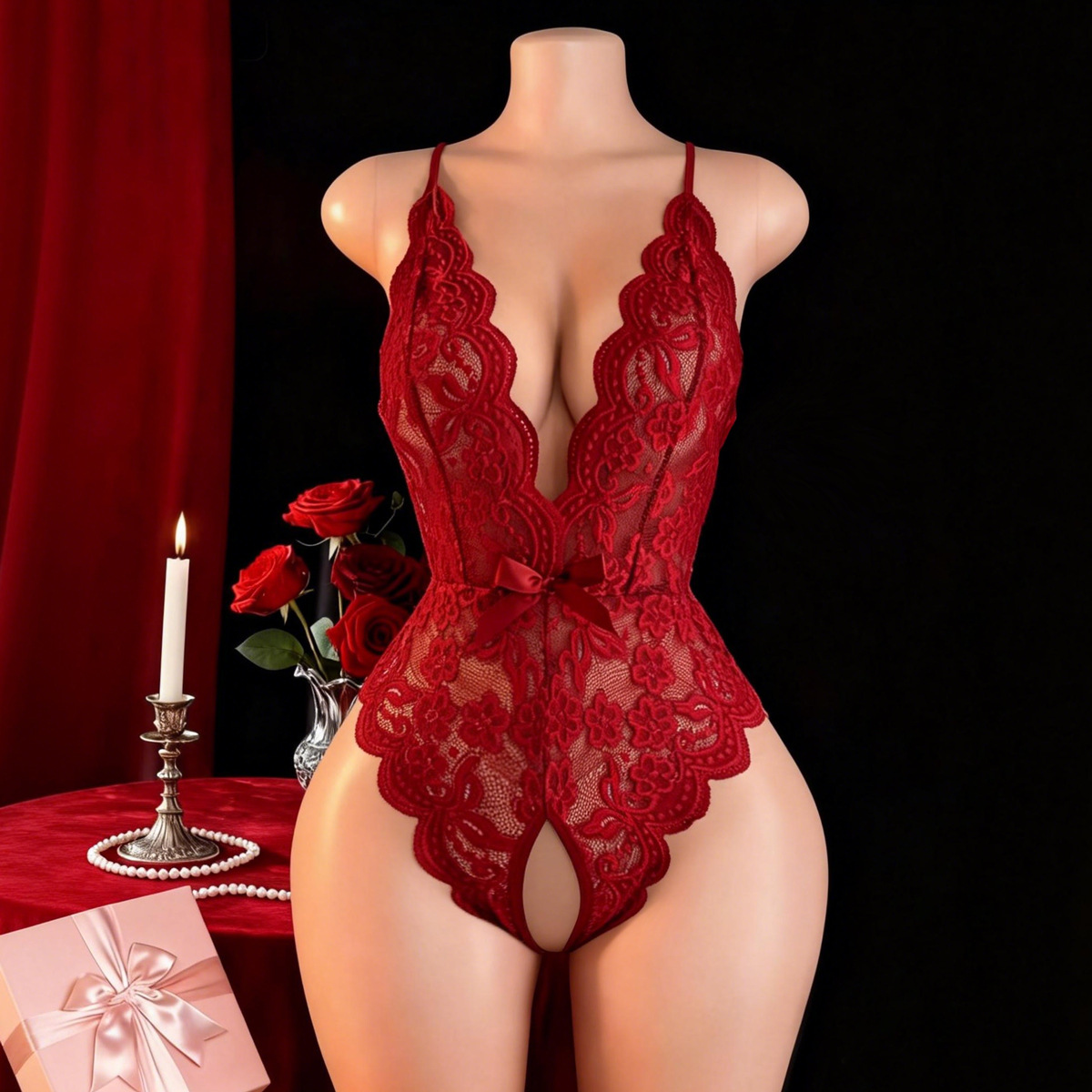 Hot Crotchless Sexy Lingerie F - đánh giá và giá Dolls