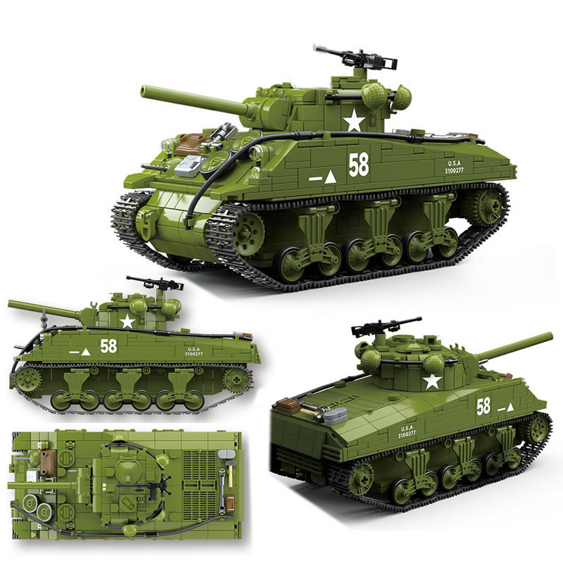 New World WarII Military Weapo - đánh giá và giá Lego Compatible Military Tank
