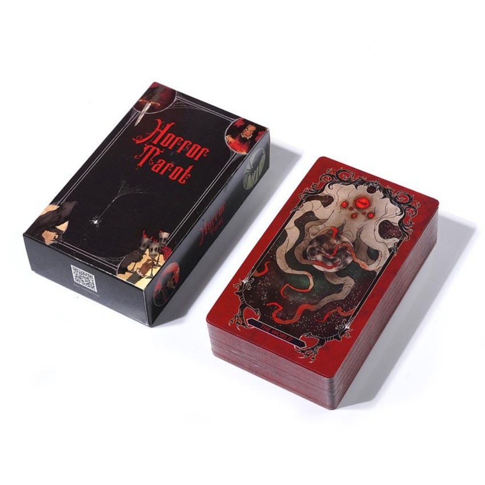 10.3*6cm Horror Tarot Deck Car - đánh giá và giá Tarot Cards Deck With Guidebook