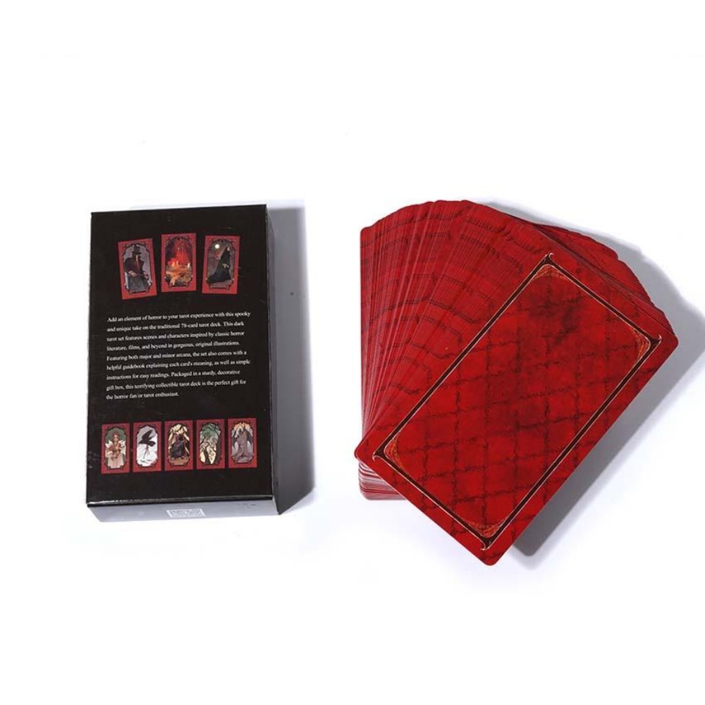 10.3*6cm Horror Tarot Deck Car - đánh giá và giá Tarot Cards Deck With Guidebook