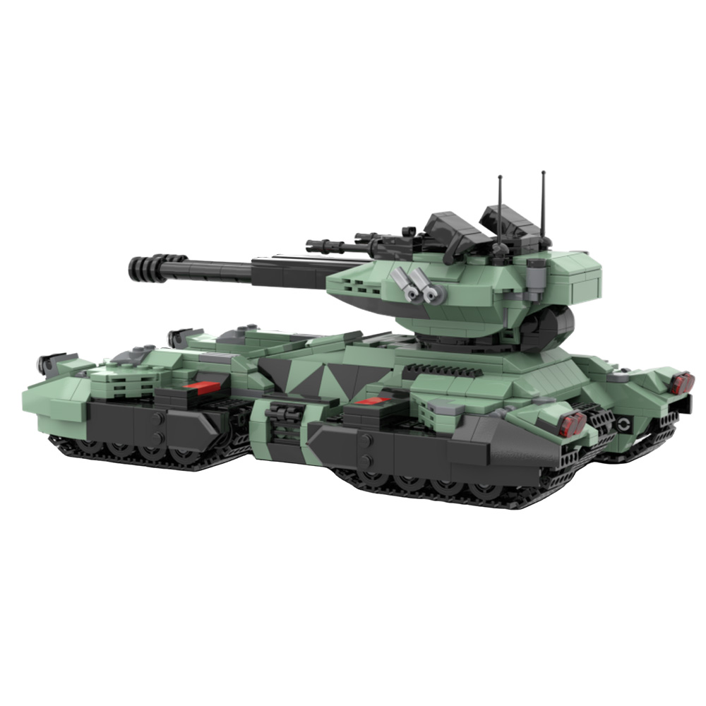 MOC UNSC Grizzly Tank Building - đánh giá và giá Lego Compatible Military Tank