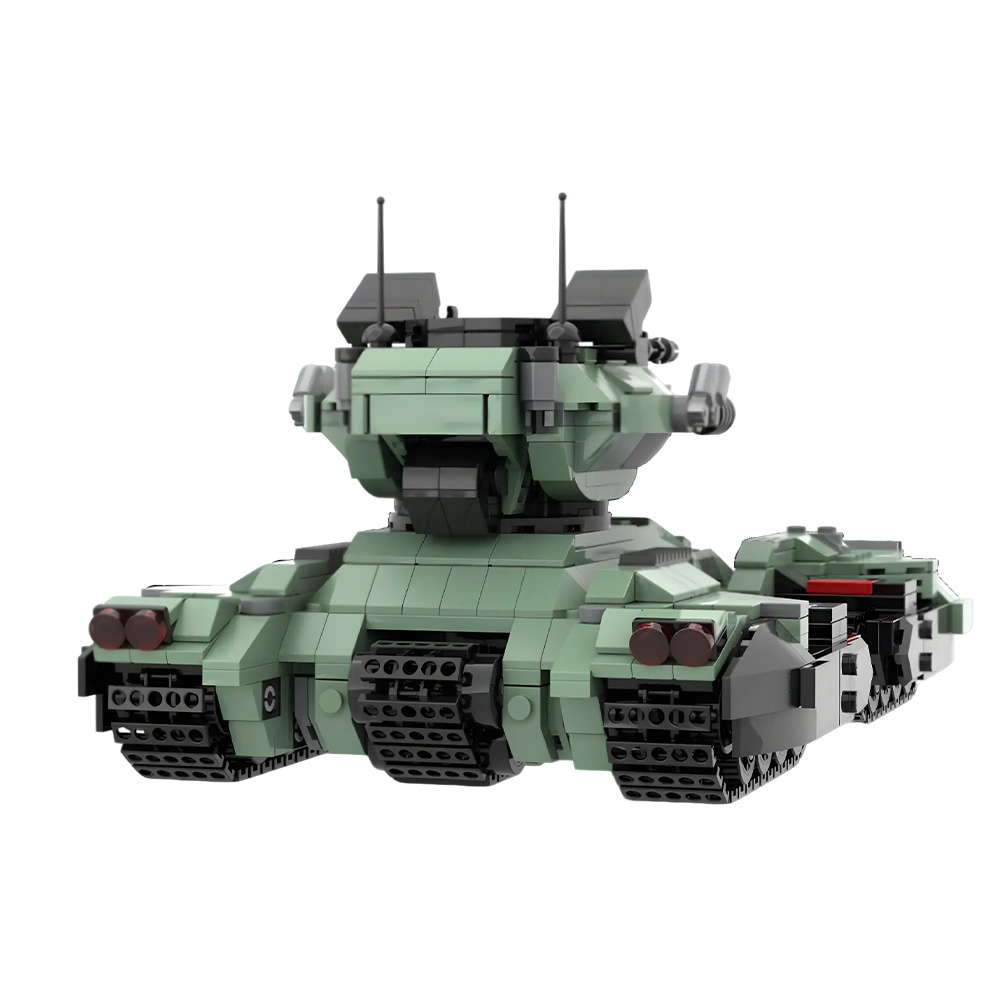 MOC UNSC Grizzly Tank Building - đánh giá và giá Lego Compatible Military Tank