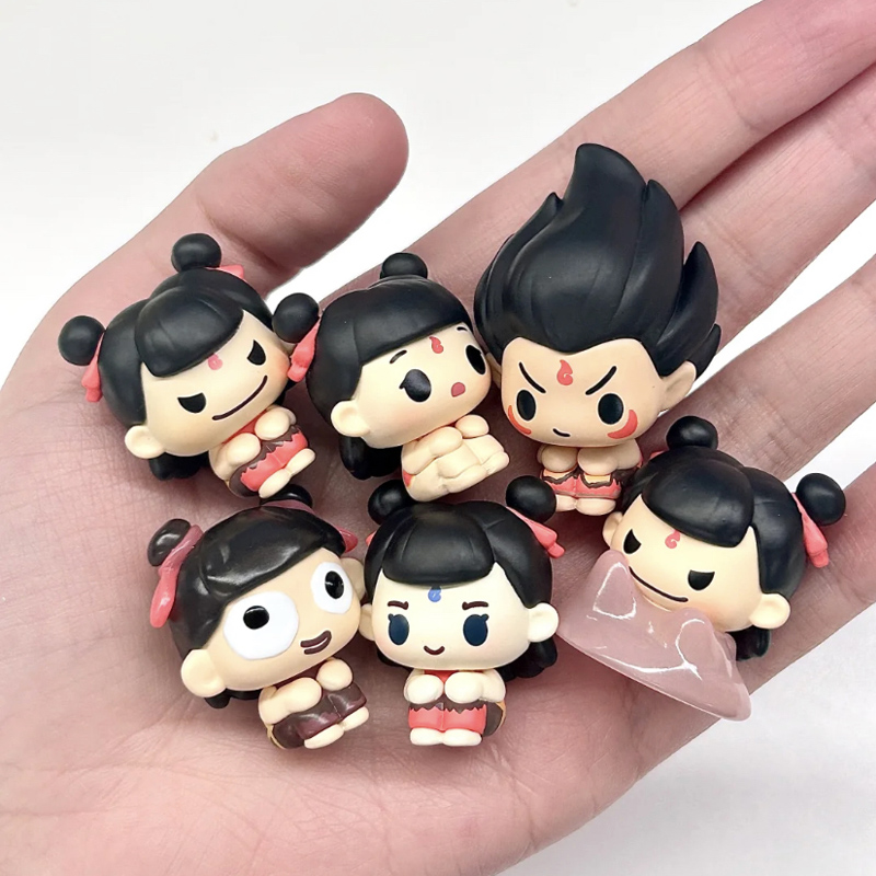 Ne Zha 2 Sit In A Row Series B - đánh giá và giá Anime Action Figure Blind Box