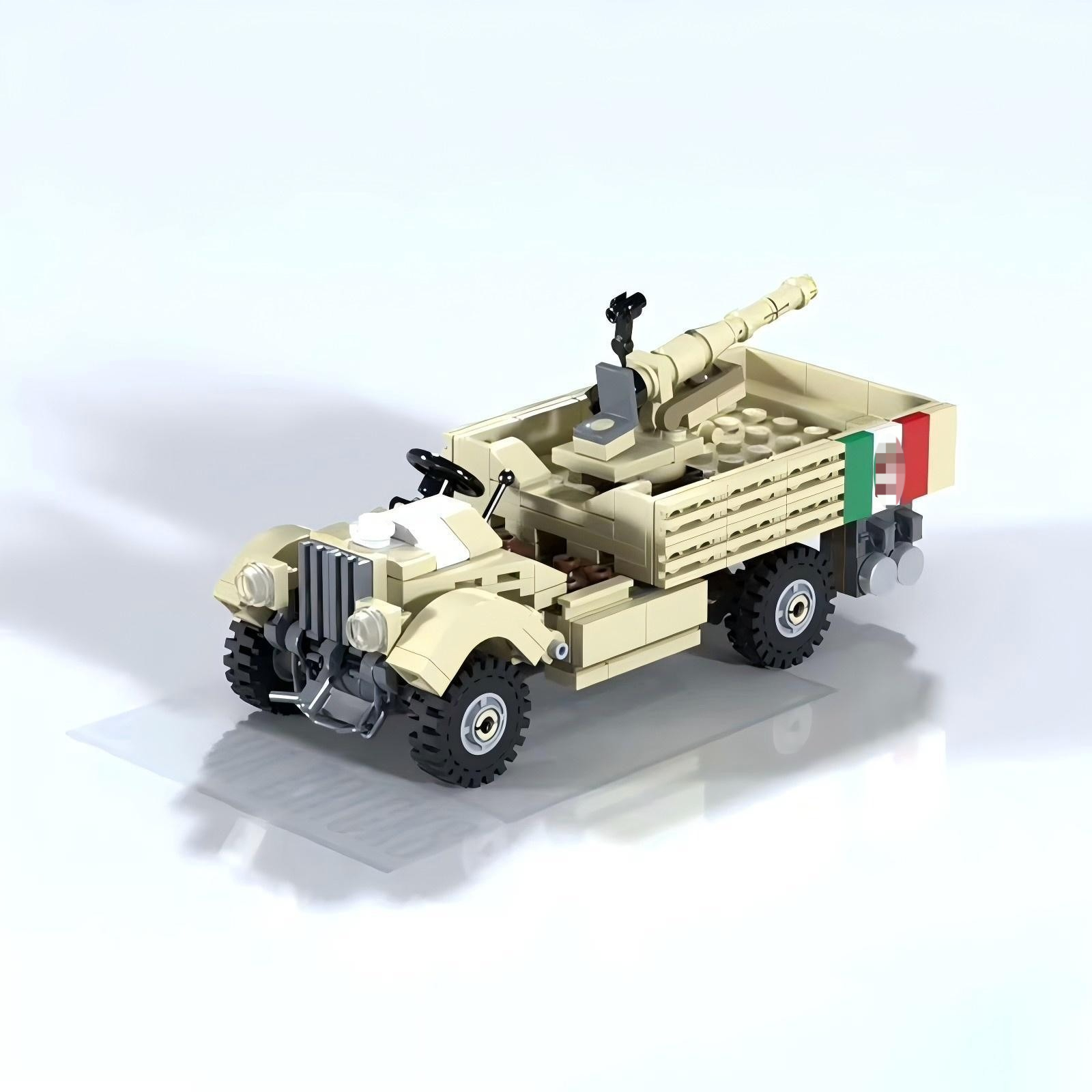 MOC Military Series Italian M1 - đánh giá và giá Lego Compatible Military Tank