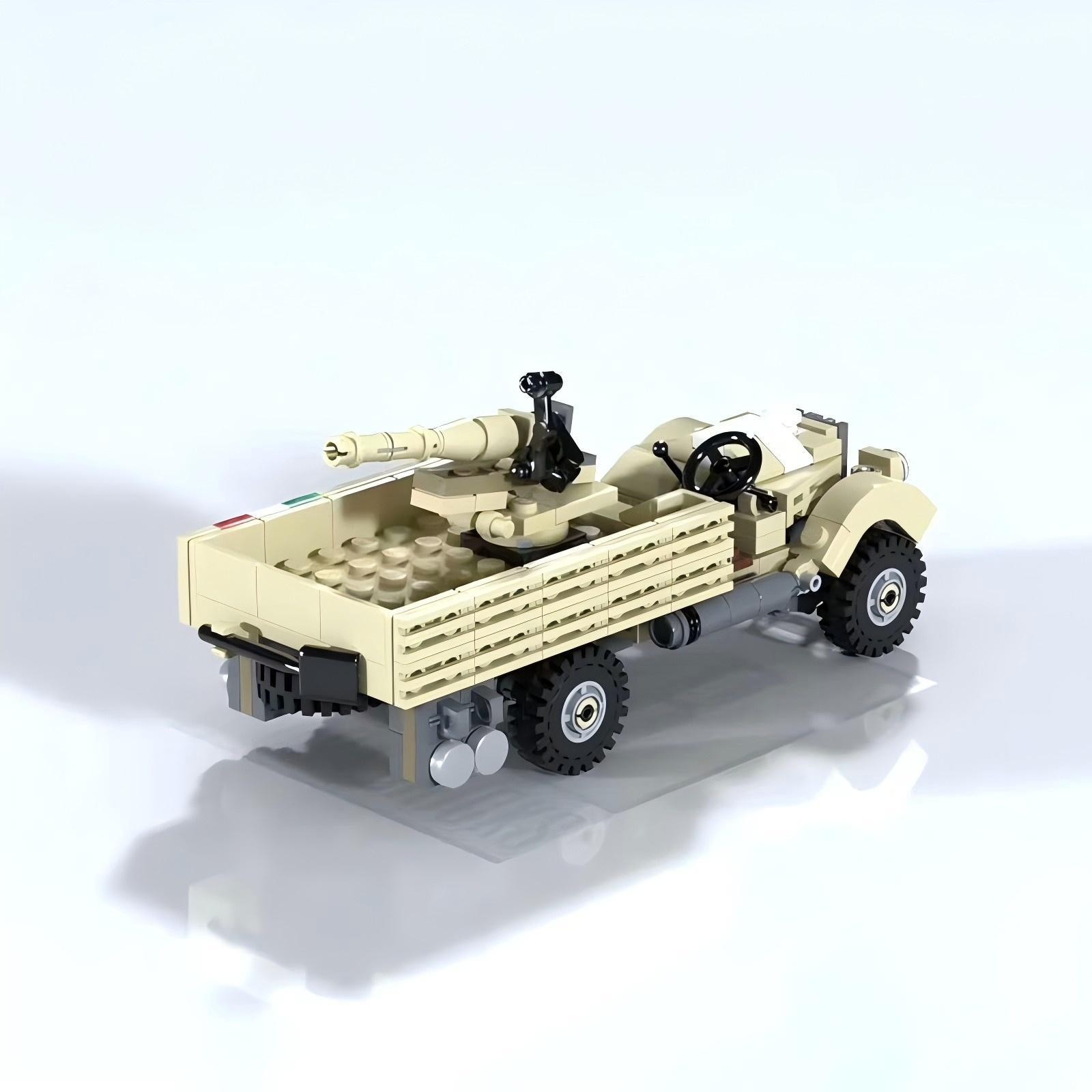 MOC Military Series Italian M1 - đánh giá và giá Lego Compatible Military Tank