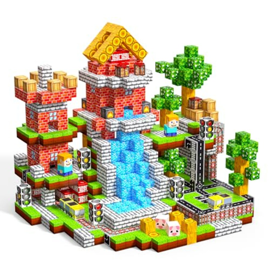 100PCS Magnetic Blocks, 0.8 in - đánh giá và giá Magnetic Building Tiles Set 100Pcs