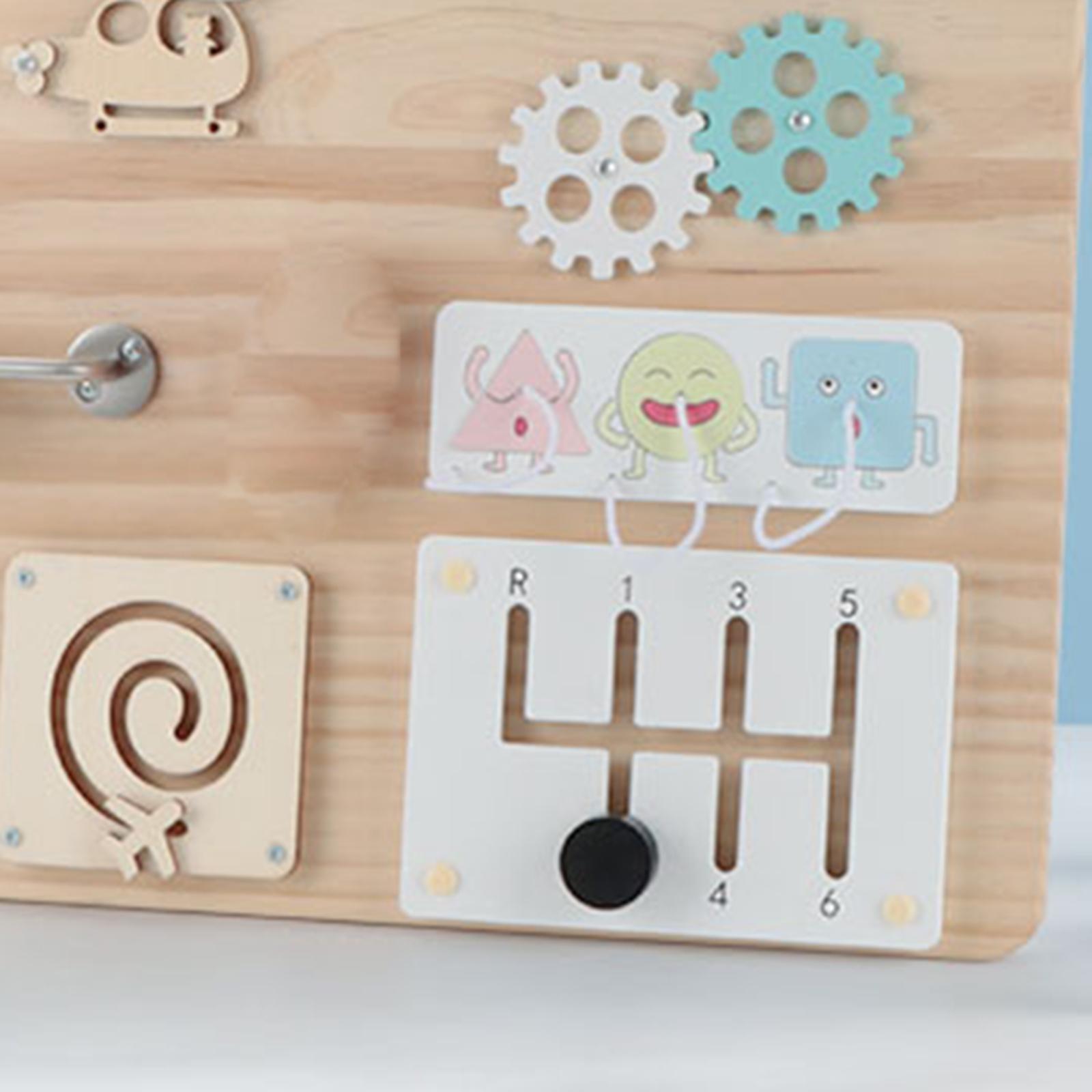 Wooden Busy Board Material Sen - đánh giá và giá Montessori Wooden Busy Board Toddler