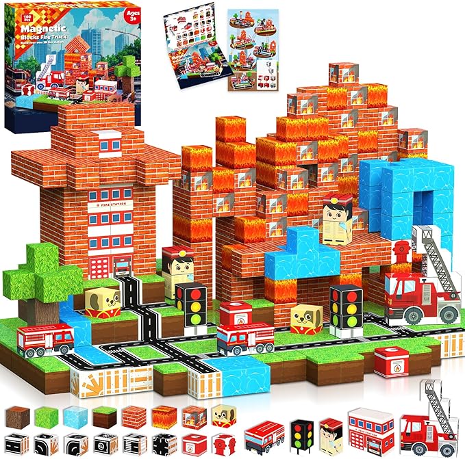 Magnetic Blocks 100 PCS Build  - đánh giá và giá Magnetic Building Tiles Set 100Pcs