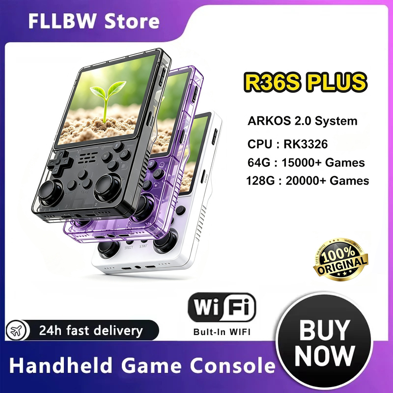 FLLBW Original Arkos R36s Plus - đánh giá và giá Retro Handheld Game Console R36S