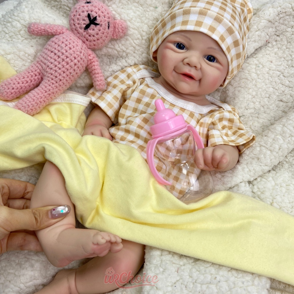 Open Eyes Full Body Silicone R - đánh giá và giá Reborn Baby Doll Silicone Realistic
