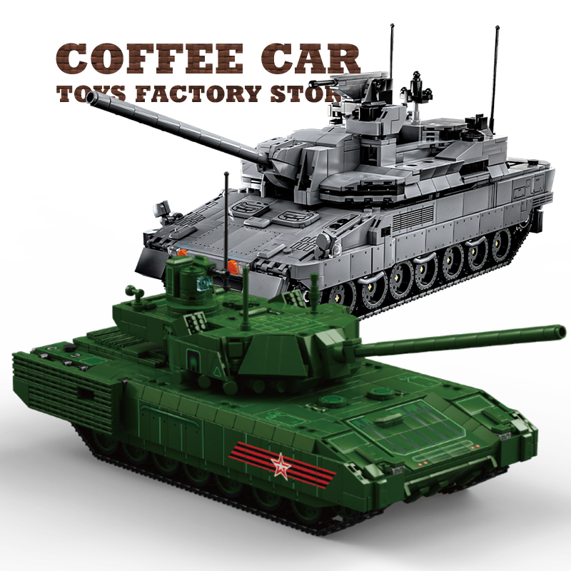Main Tank T-14 Building Blocks - đánh giá và giá Lego Compatible Military Tank