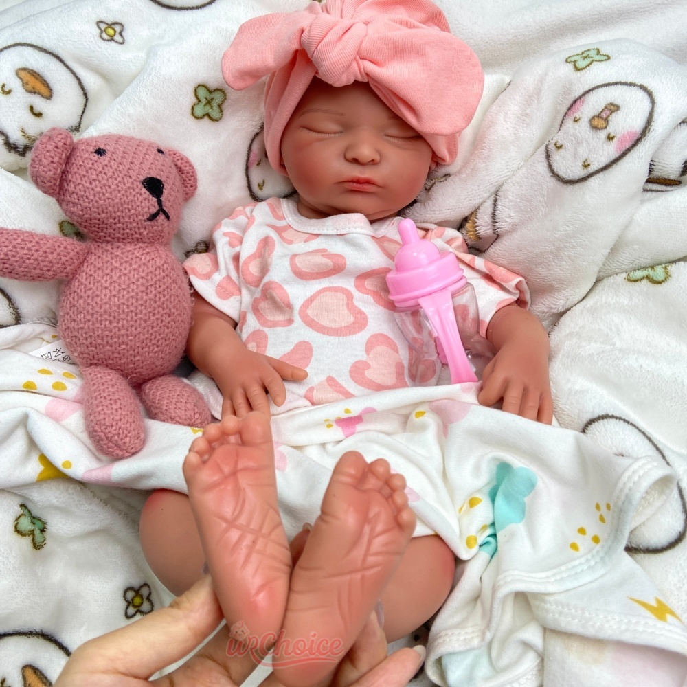 18inch Washable Silicone Rebor - đánh giá và giá Reborn Baby Doll Silicone Realistic