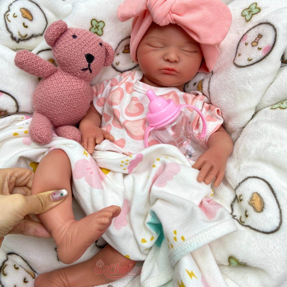 18inch Washable Silicone Rebor - đánh giá và giá Reborn Baby Doll Silicone Realistic
